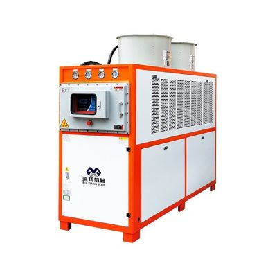 R407C R22 เครื่องทําความเย็นน้ํากระบวนการอุตสาหกรรม เครื่องทําความเย็นด้วยอากาศ