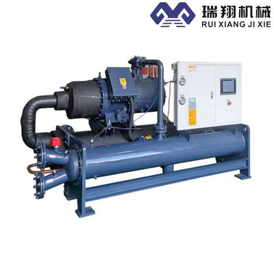 เครื่องทําความเย็นสกรูคอมเพรสเซอร์ 70HP ที่ทําความเย็นด้วยน้ํา สําหรับกระบวนการผลิตอุตสาหกรรม