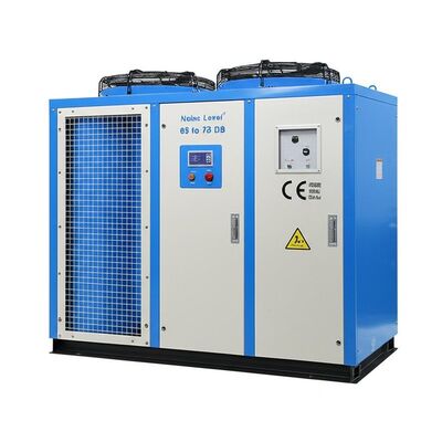 ระดับเสียง 65 ถึง 75 DB เครื่องทําความเย็นน้ําเย็นด้วยอากาศ CE ISO9001 รับรอง มีพลังงานปั๊ม 0.75KW เหมาะสําหรับควบคุมอุณหภูมิที่แม่นยํา